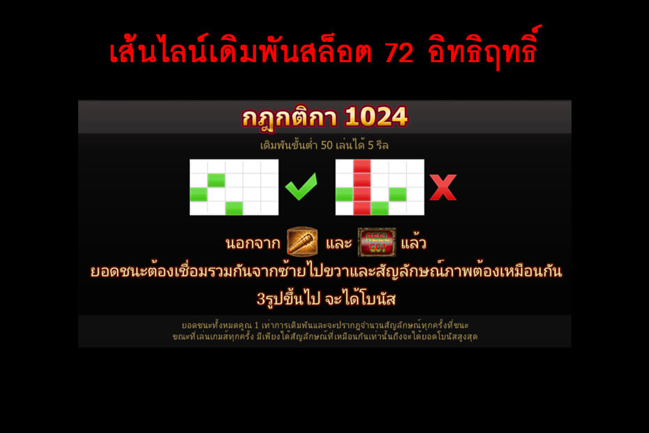 เส้นไลน์เดิมพันจีคลับสล็อต 72 อิทธิฤทธิ์