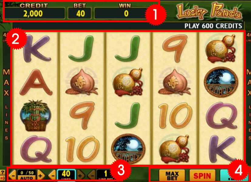 วิธีเล่นเกม สล็อตหมีแพนด้า Gclub Lucky Panda Slot