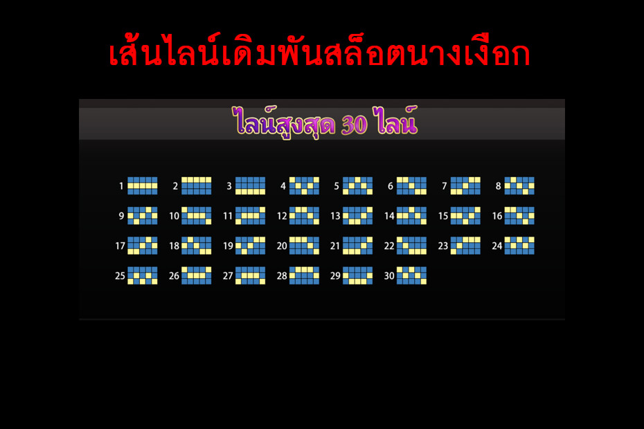 เส้นไลน์ของสล็อตนางเงือก (Slot Mermaid)